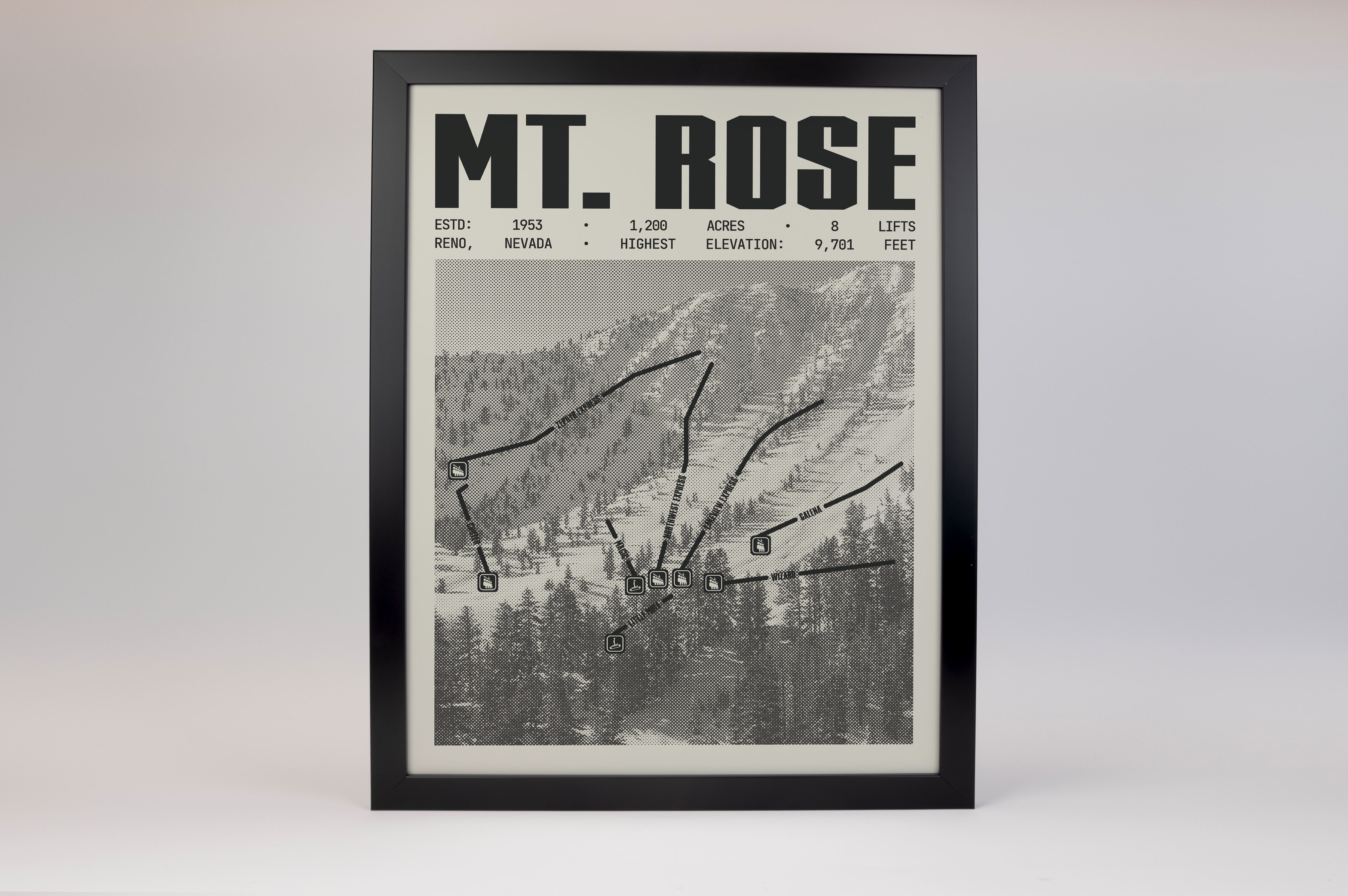 Mt. Rose Resort Poster