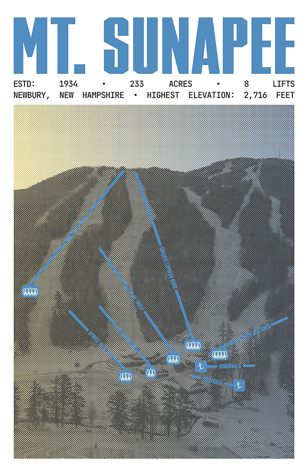 Mt. Sunapee Resort Poster