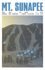 Mt. Sunapee Resort Poster