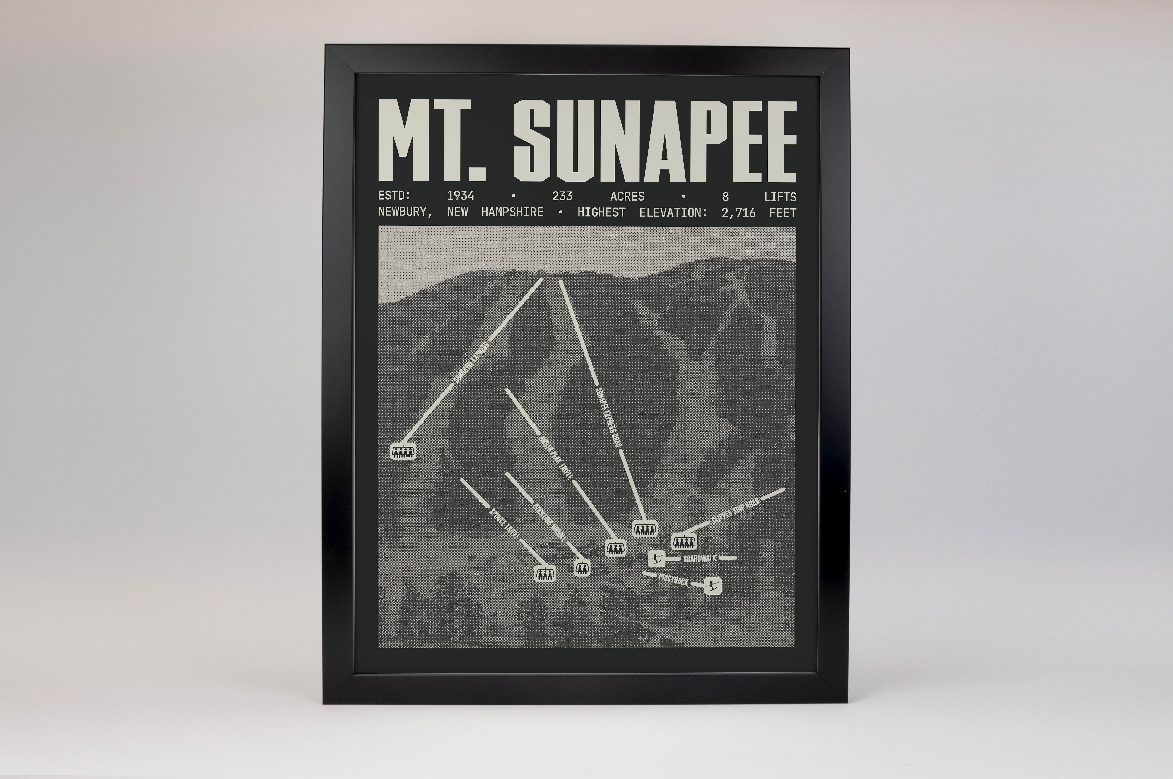 Mt. Sunapee Resort Poster