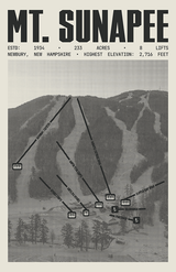 Mt. Sunapee Resort Poster