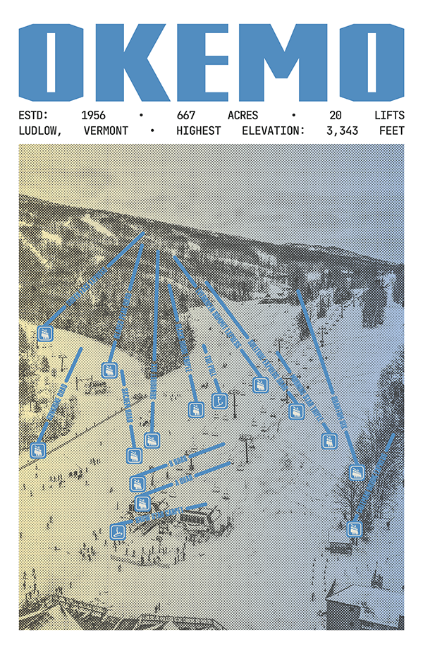 Okemo Resort Poster