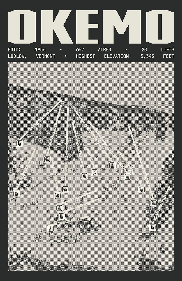 Okemo Resort Poster