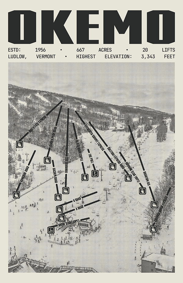 Okemo Resort Poster