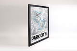 Park City Resort Map Poster – Utah