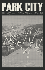 Park City Resort Poster