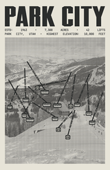 Park City Resort Poster