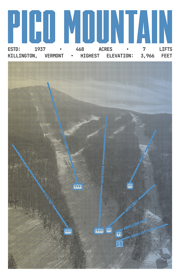 Pico Mountain Resort Poster