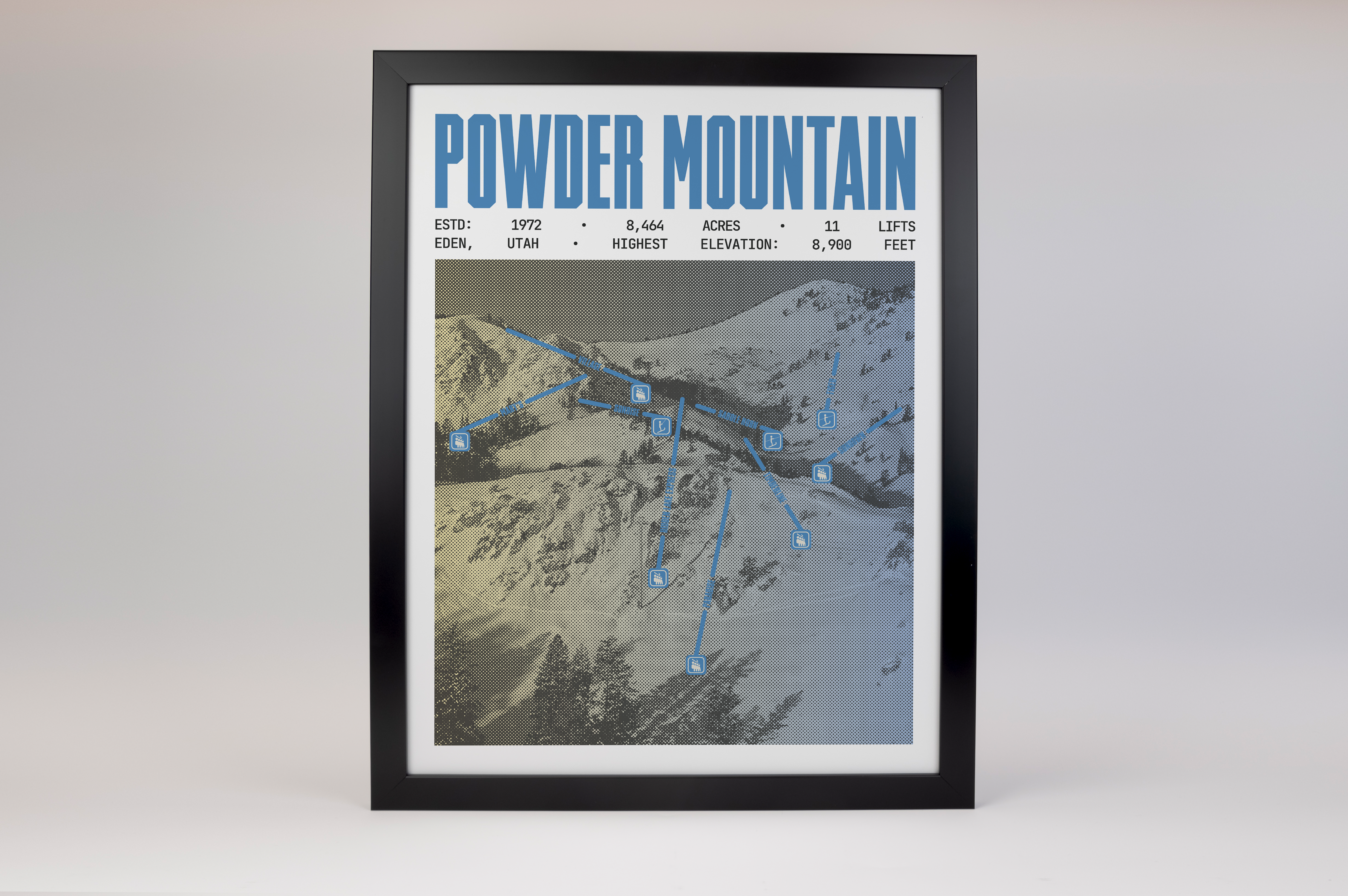 Powder Mountain Resort Poster
