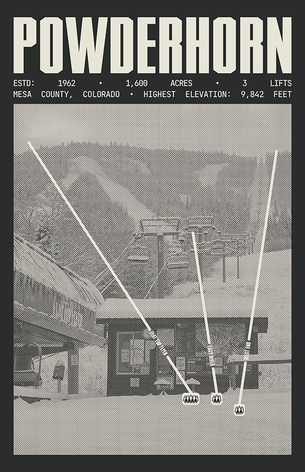 Powderhorn Resort Poster