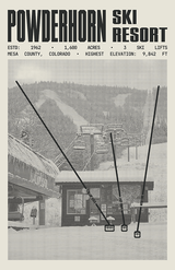 Powderhorn Ski Resort Poster