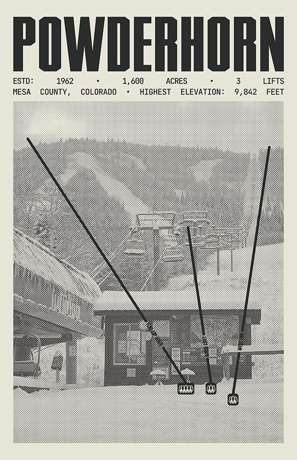 Powderhorn Resort Poster