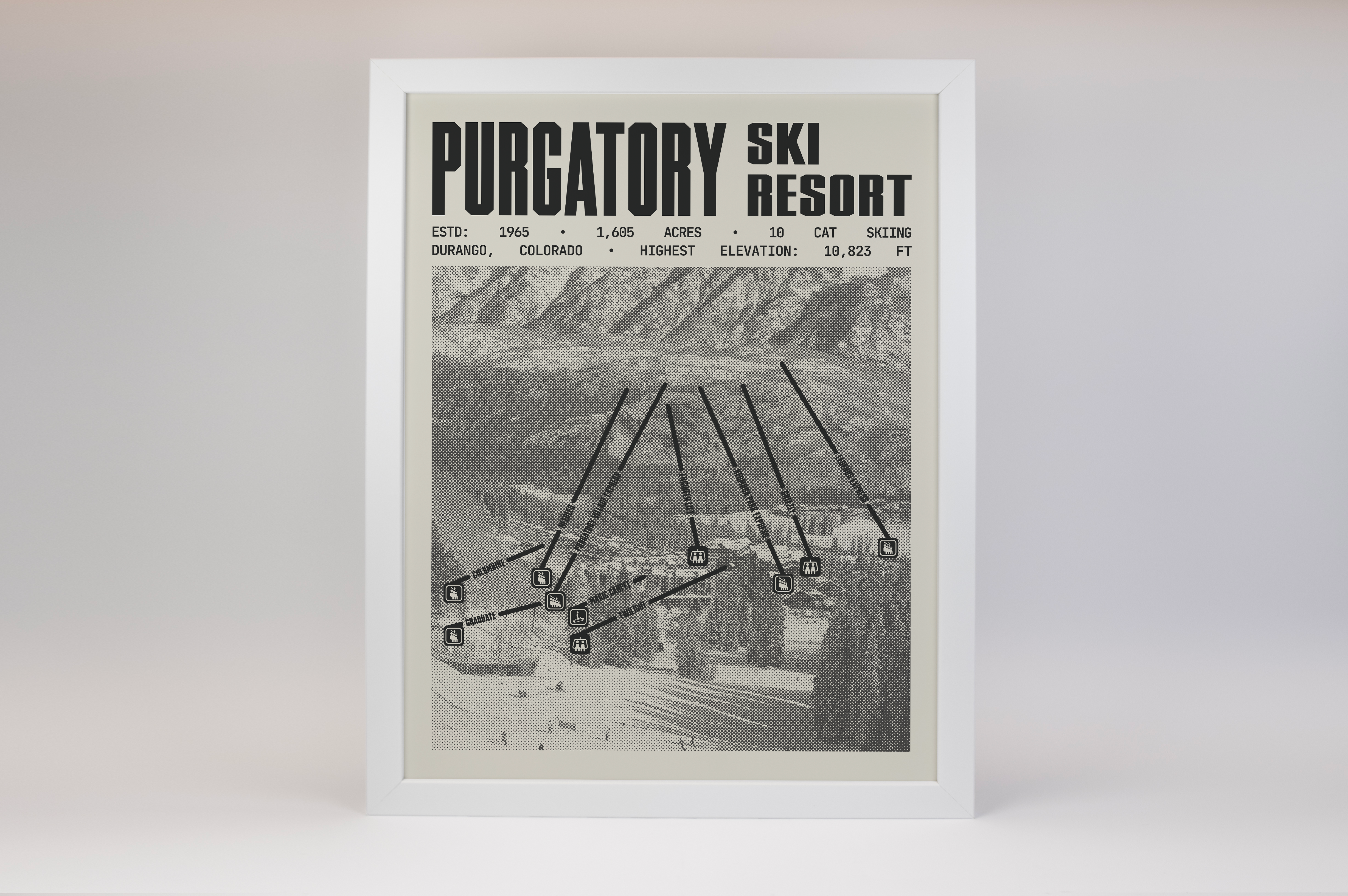 Purgatory - Durango Ski Resort Poster