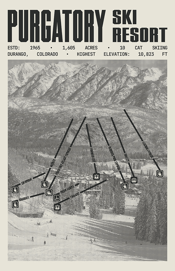Purgatory - Durango Ski Resort Poster