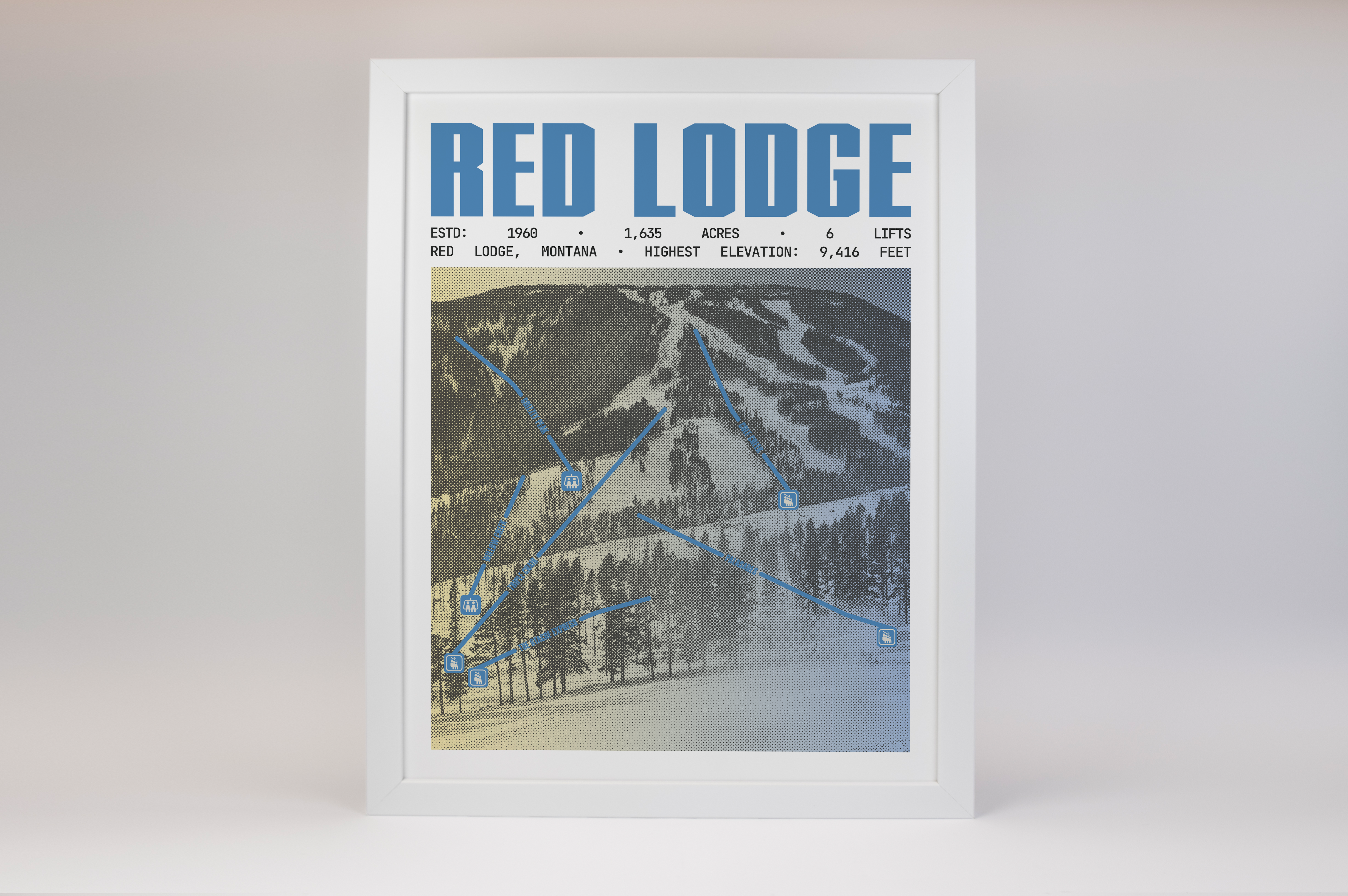 Red Lodge Mountain Resort Poster