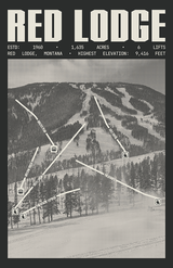 Red Lodge Mountain Resort Poster