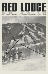 Red Lodge Mountain Resort Poster