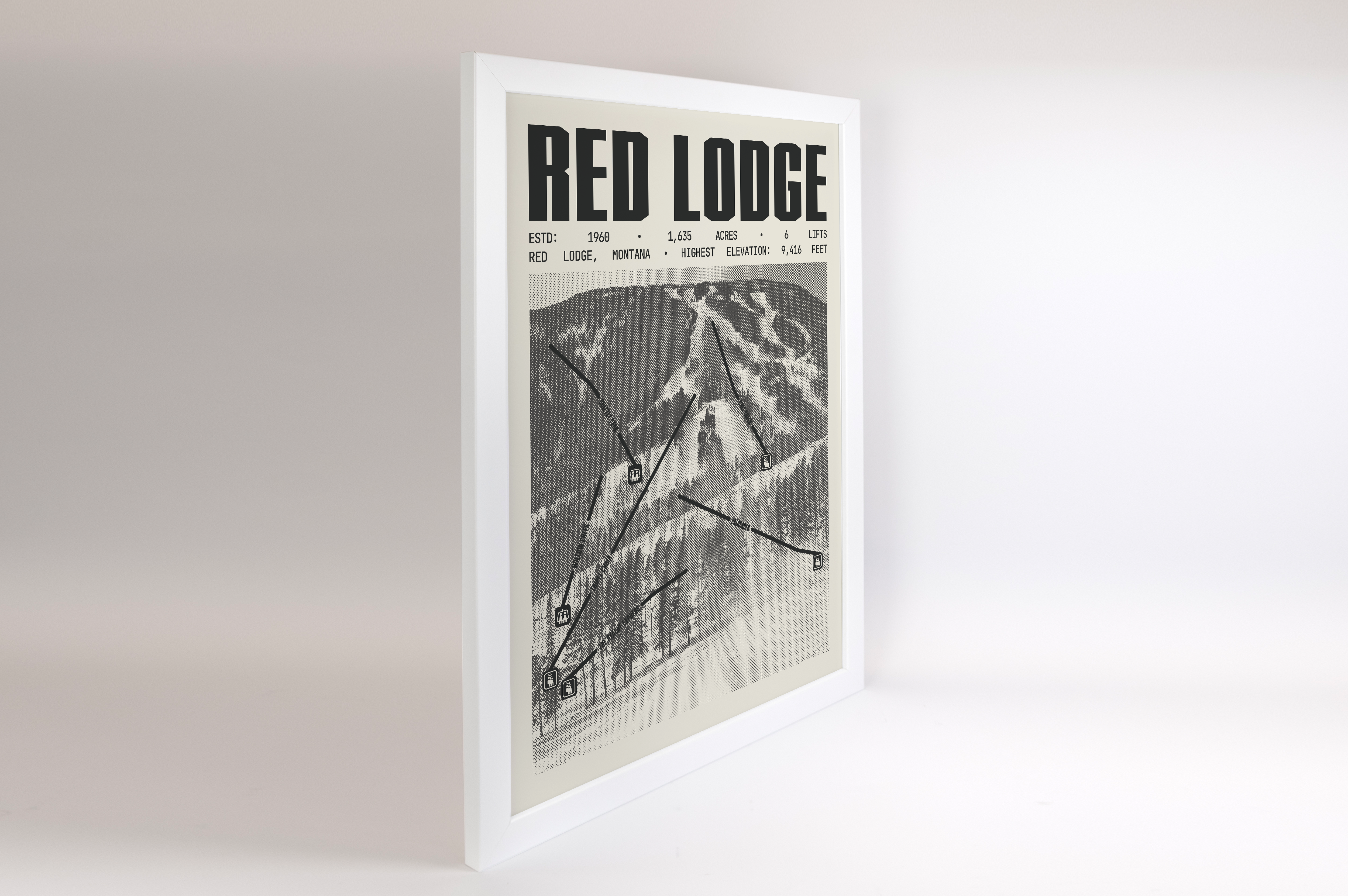 Red Lodge Mountain Resort Poster