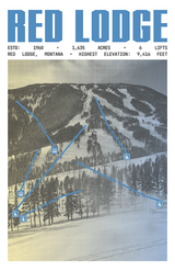 Red Lodge Mountain Resort Poster