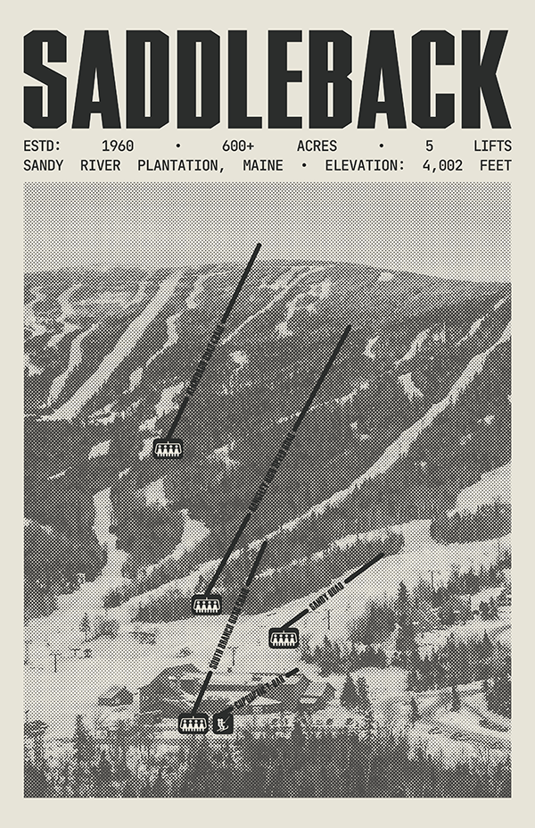 Saddleback Resort Poster