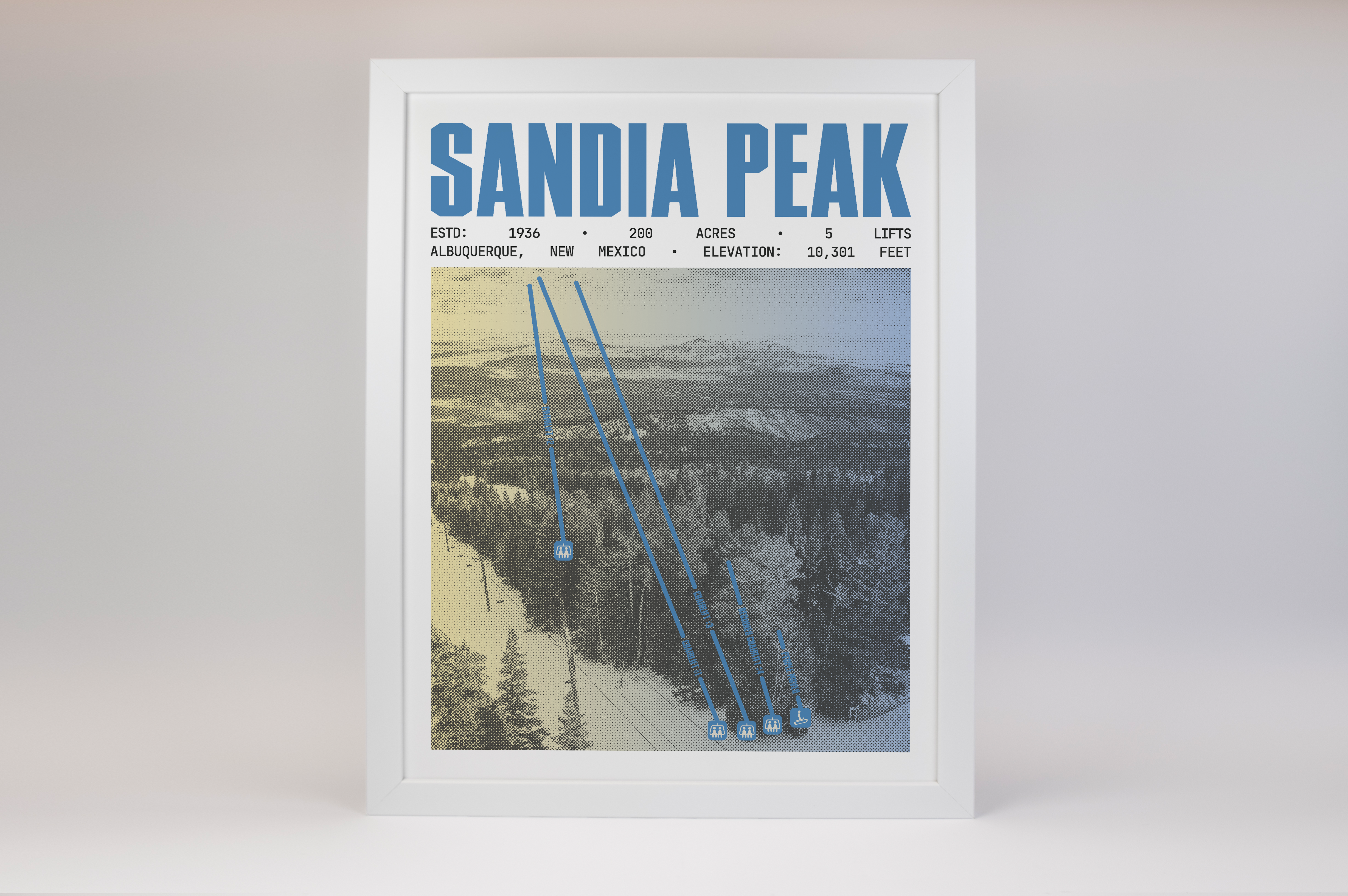 Sandia Peak Resort Poster