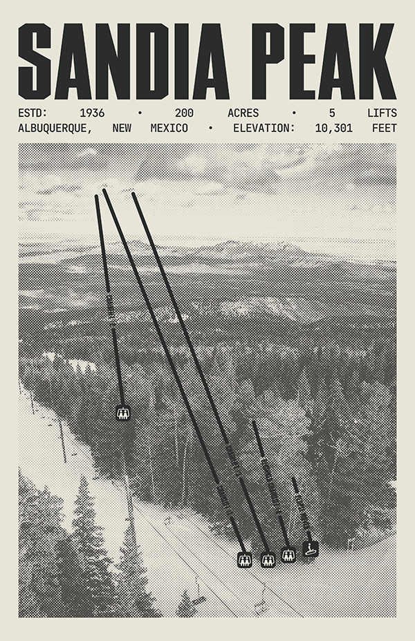 Sandia Peak Resort Poster