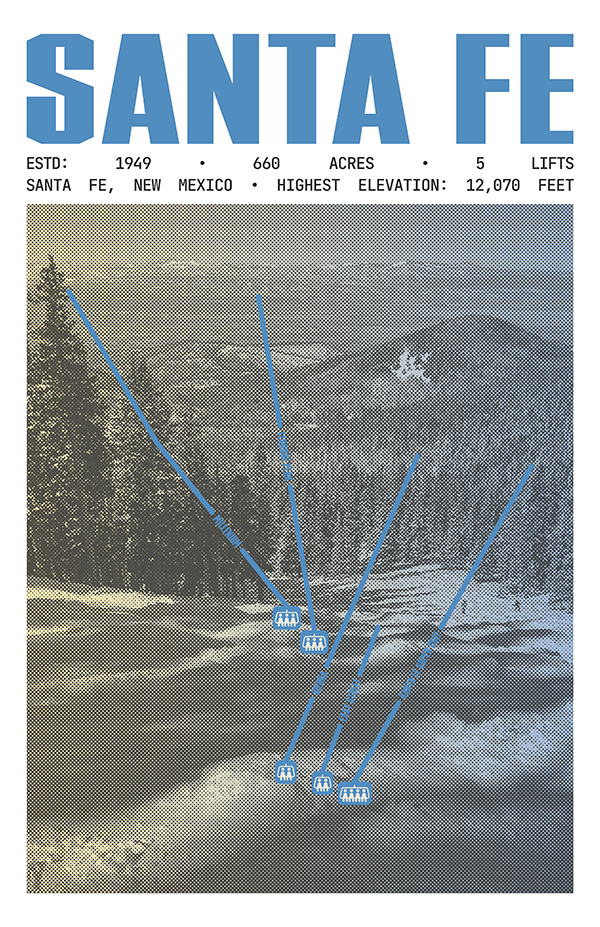 Santa Fe Resort Poster