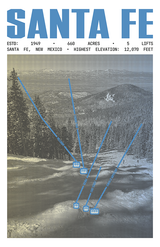 Santa Fe Resort Poster
