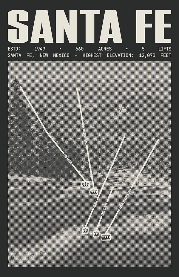 Santa Fe Resort Poster