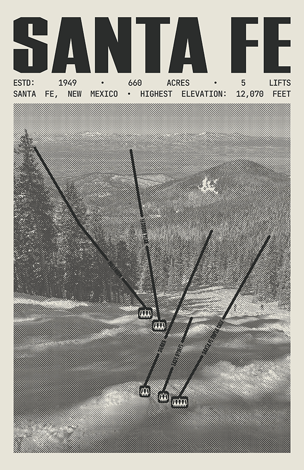 Santa Fe Resort Poster
