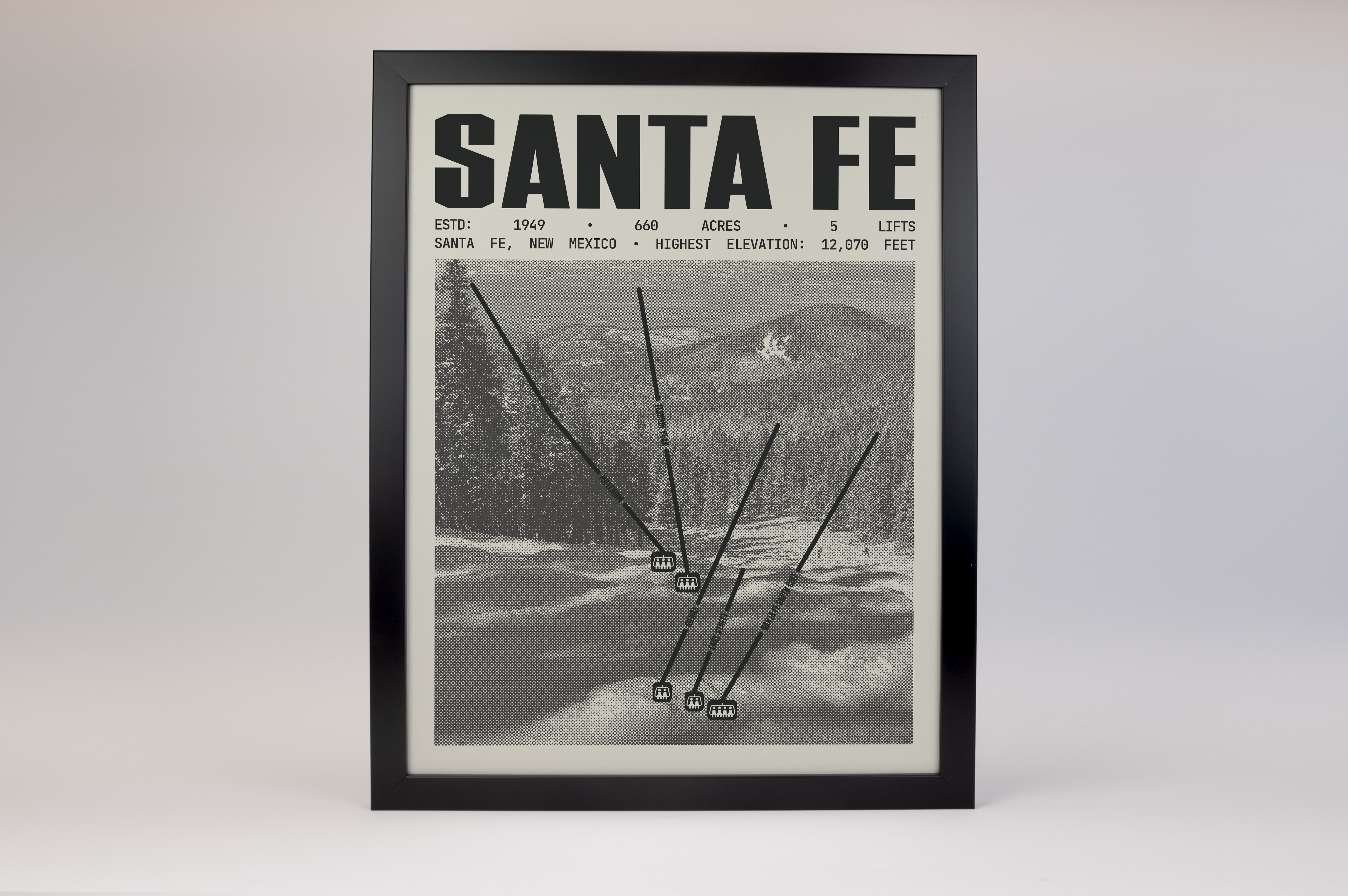 Santa Fe Resort Poster