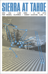 Sierra at Tahoe Ski Resort Poster