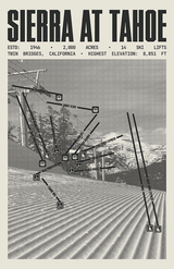Sierra at Tahoe Ski Resort Poster