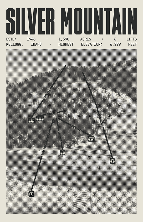 Silver Mountain Resort Poster