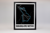 Smugglers Notch Resort Map Poster – Vermont