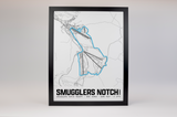 Smugglers Notch Resort Map Poster – Vermont
