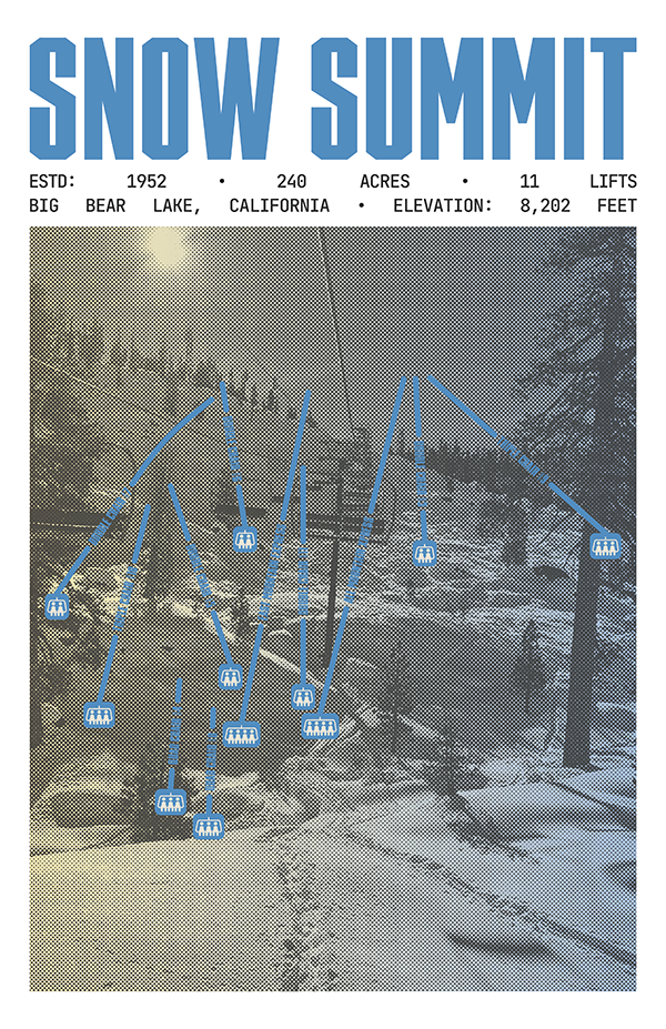 Snow Summit - Big Bear Lake Resort Poster