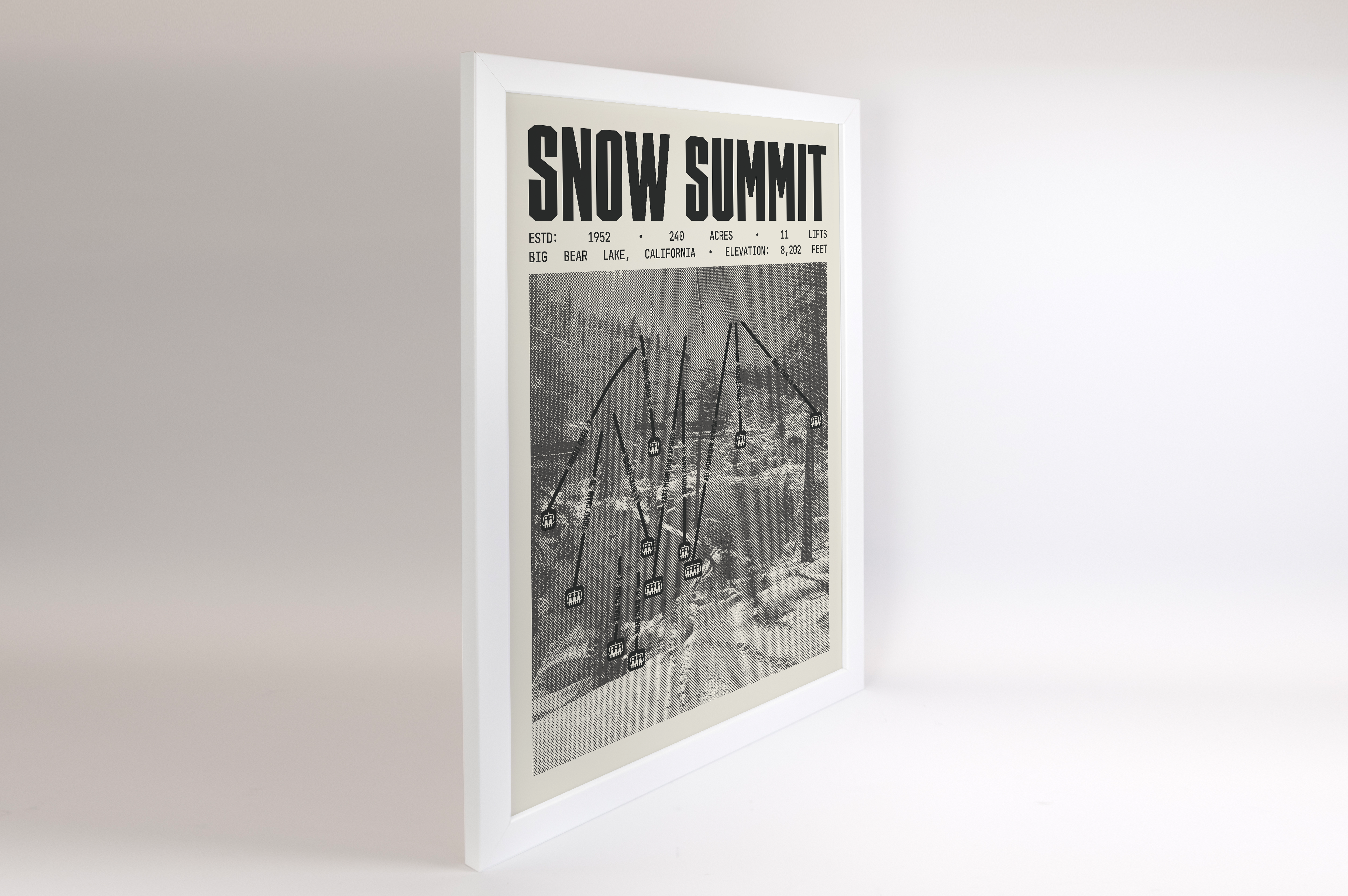 Snow Summit - Big Bear Lake Resort Poster