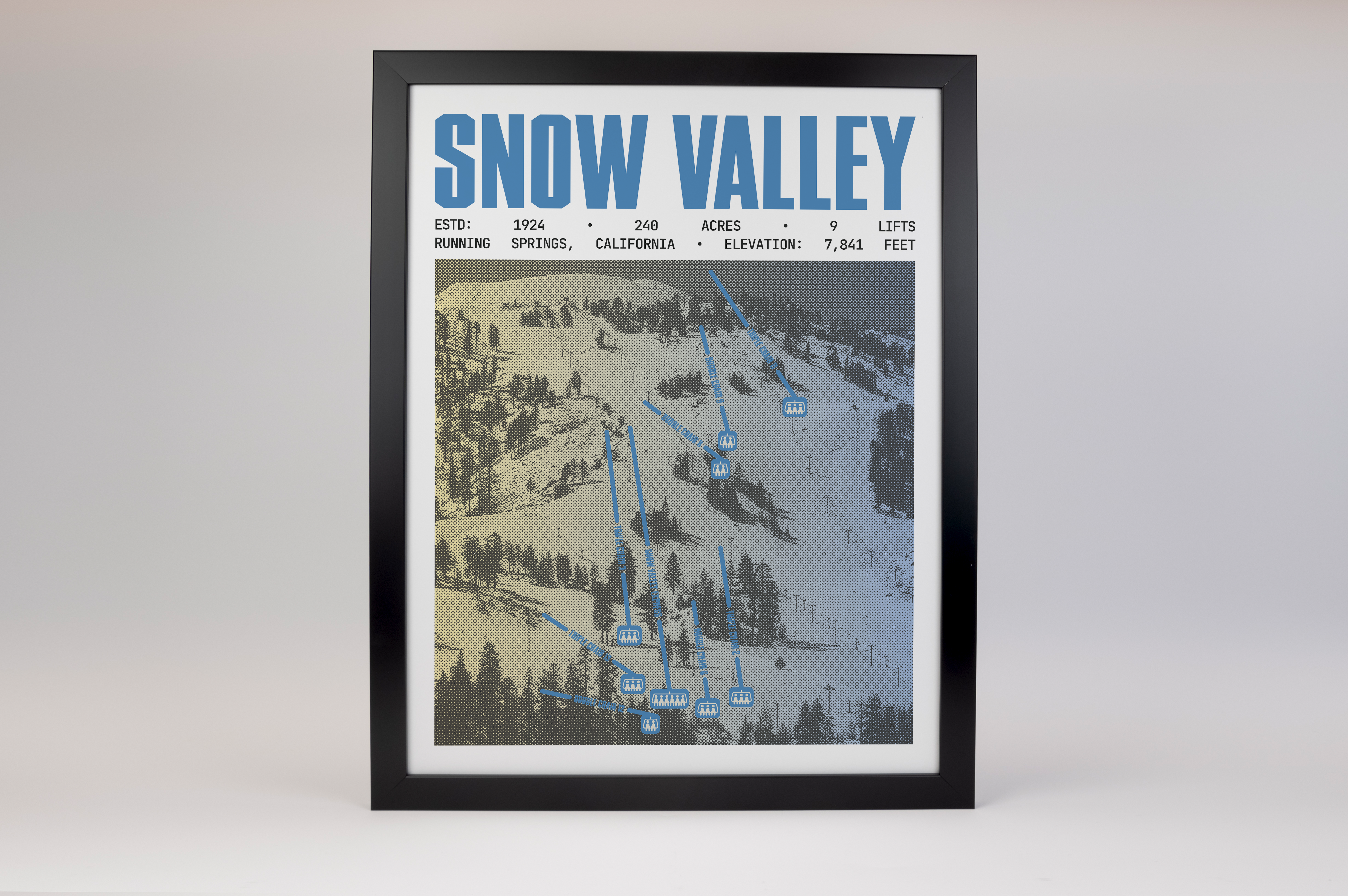 Snow Valley Resort Poster