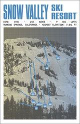 Snow Valley Ski Ranch Ski Resort Poster