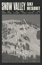 Snow Valley Ski Ranch Ski Resort Poster