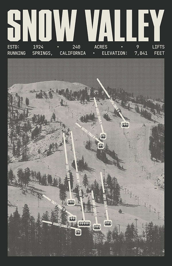 Snow Valley Resort Poster