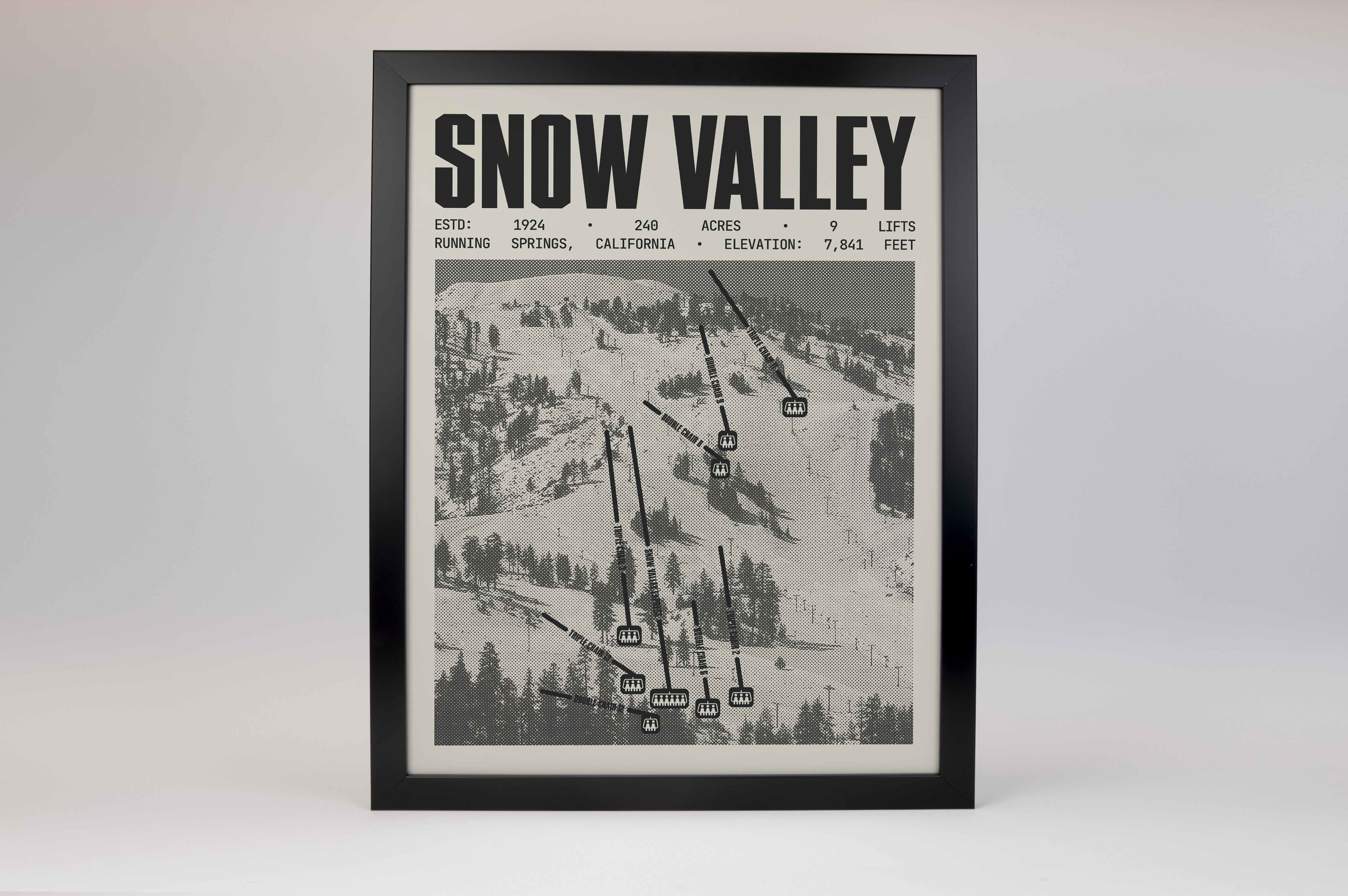 Snow Valley Resort Poster