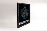 Snowbasin Resort Map Poster – Utah