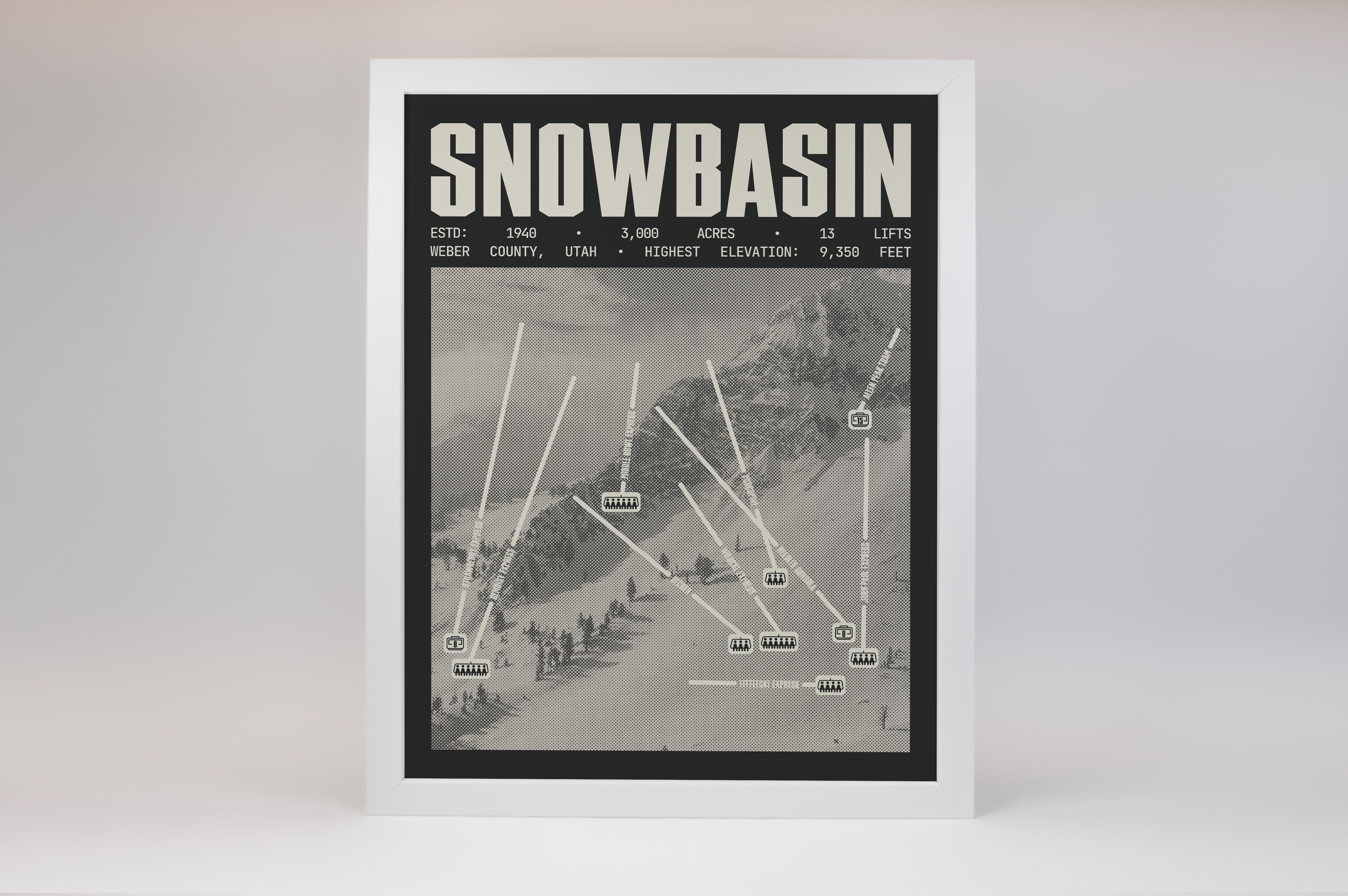 Snowbasin Resort Poster