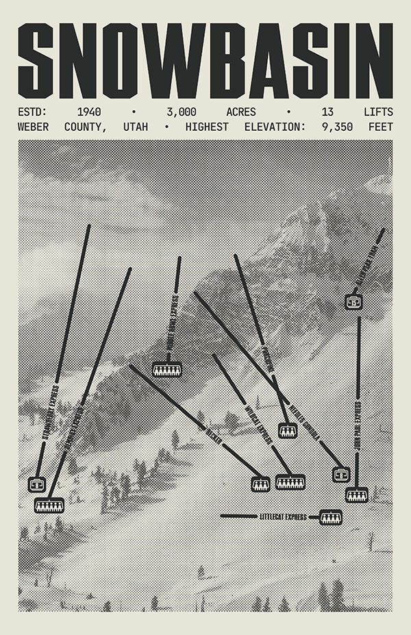 Snowbasin Resort Poster