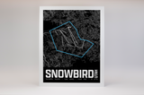 Snowbird Ski Resort Map Poster – Utah