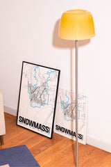 Snowmass Resort Map Poster – Colorado