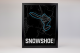 Snowshoe Mountain Resort Map Poster – West Virginia