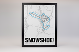 Snowshoe Mountain Resort Map Poster – West Virginia